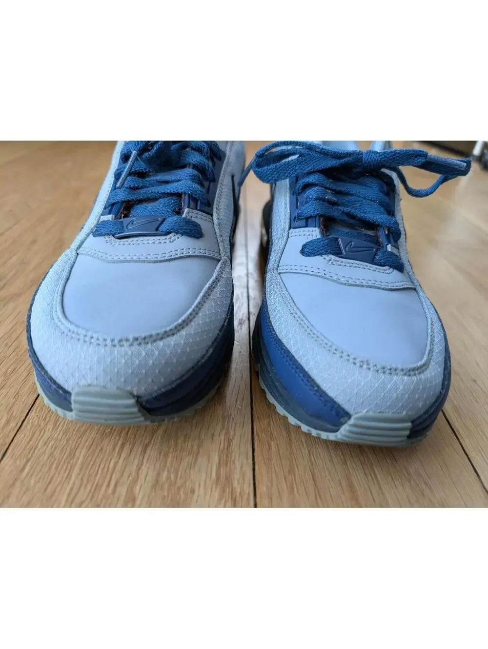 Nike Air Max LTD 3 Premium Trainer Shoes Mens Size 8.5 695484-404 Gray Blue